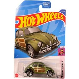 2022 Hot Wheels Volkswagon Beetle 42/250 Compact Kings 2/5 Green 1/64th Diecast